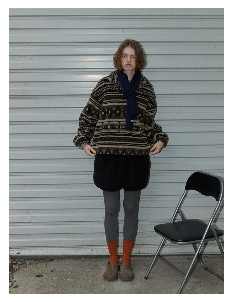 Vintage Lambswool Fleece Jacket BMFJ0293