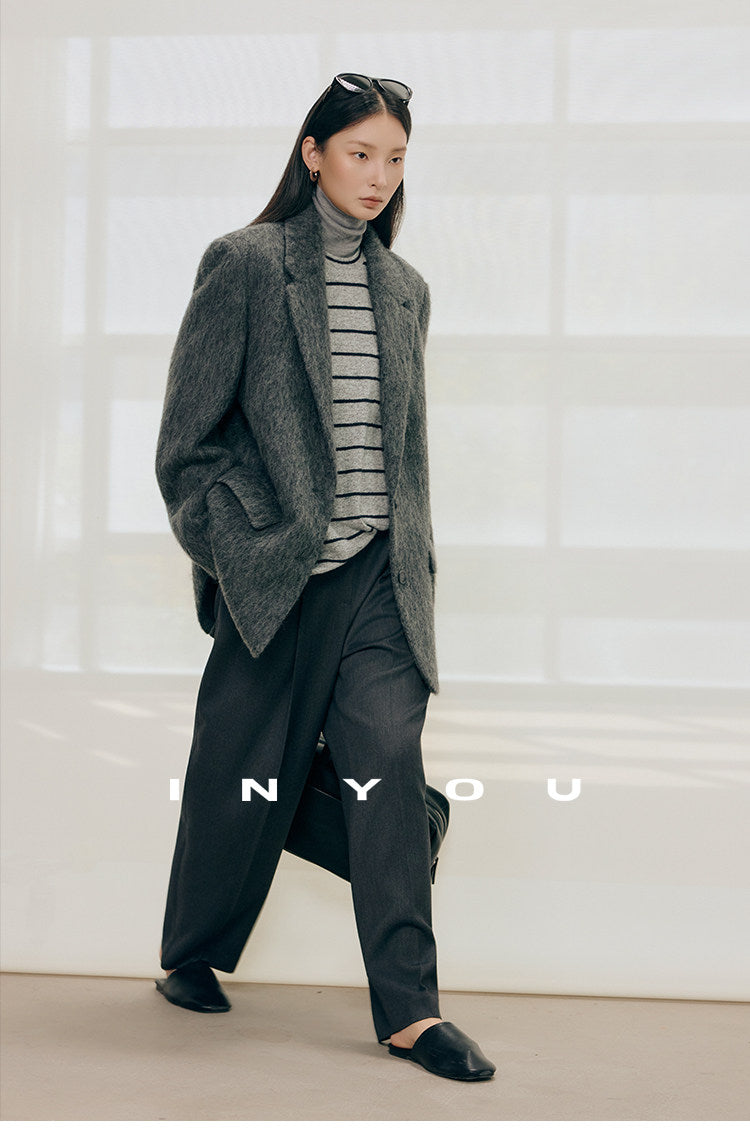 Tailored Ease Wool-Blend Slacks IYWS0320