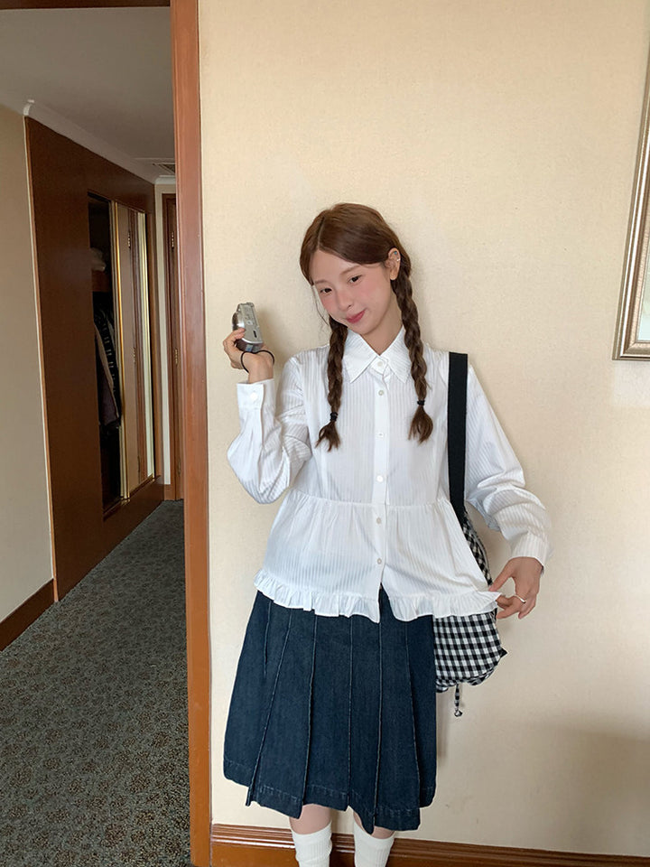 Pure Muse Frill Blouse WSFB0333