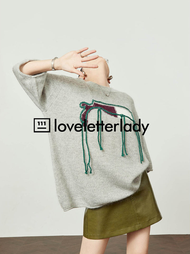 Sketchwalk Relaxed Casual Knit Top LLKT0174