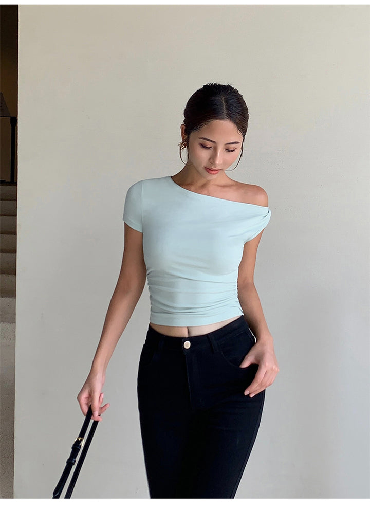AsymSoft One-Shoulder Tee NHST0189