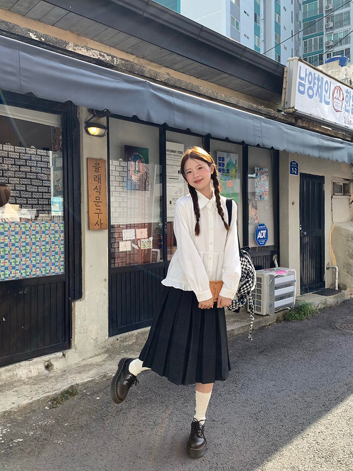 Pure Muse Frill Blouse WSFB0333