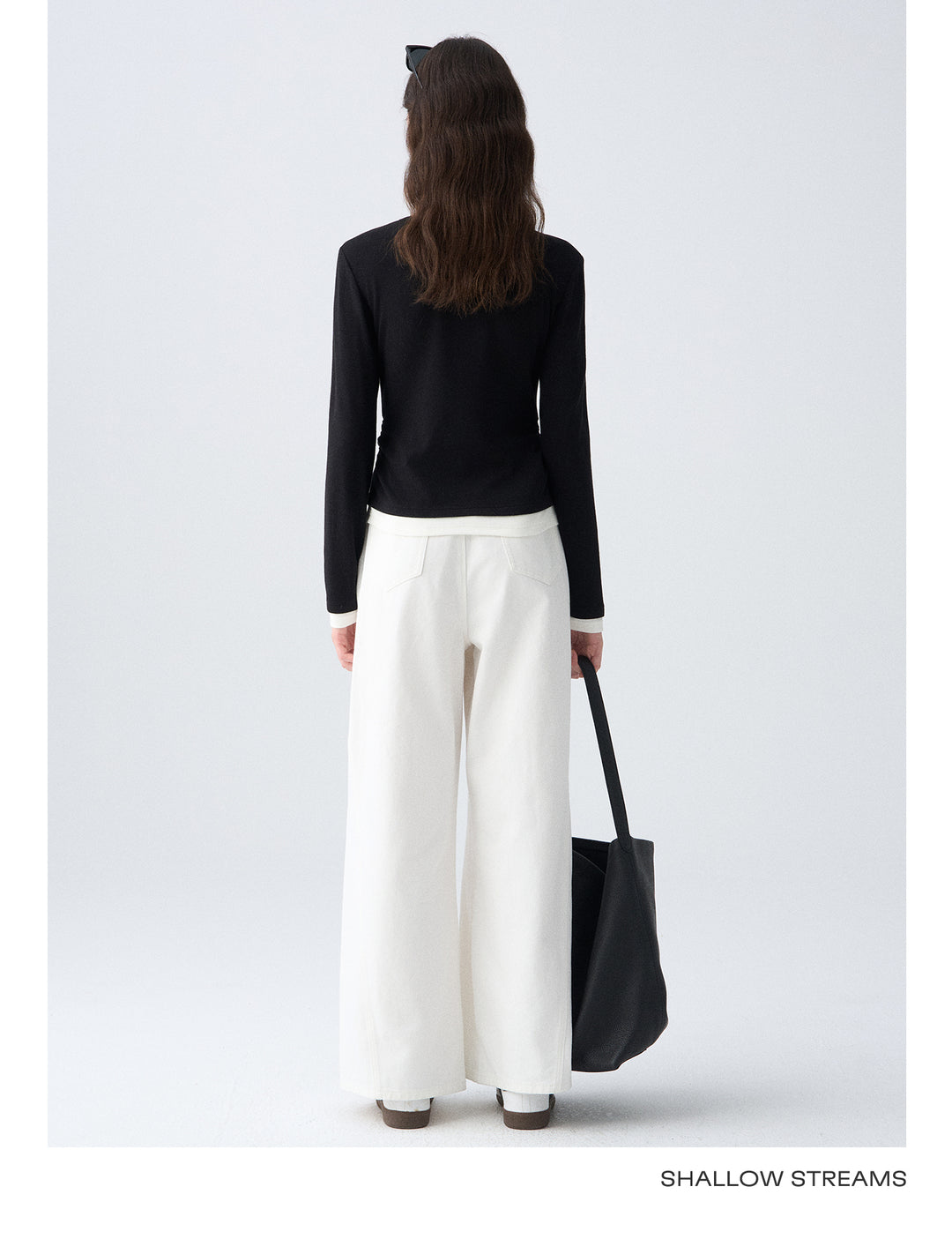 Contrast Layer Knit Cardigan SSKC0287