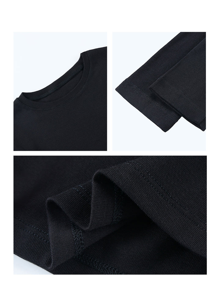 Sleek Fit Long Sleeve Round Neck Top NHRN0253