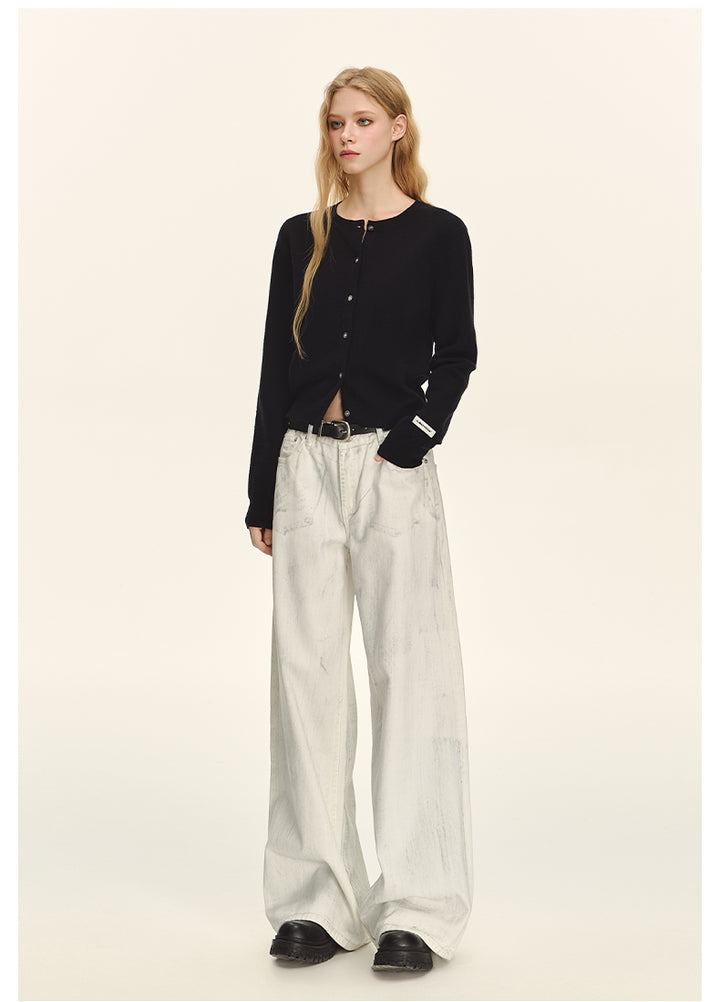 Luxe Wool Button-Up Cardigan CVWC0152