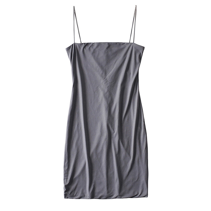 SleekGlow Spaghetti Strap Mini Dress LHMD0243