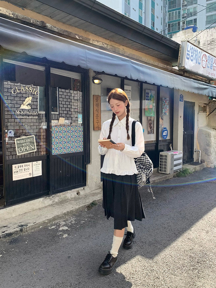 Pure Muse Frill Blouse WSFB0333