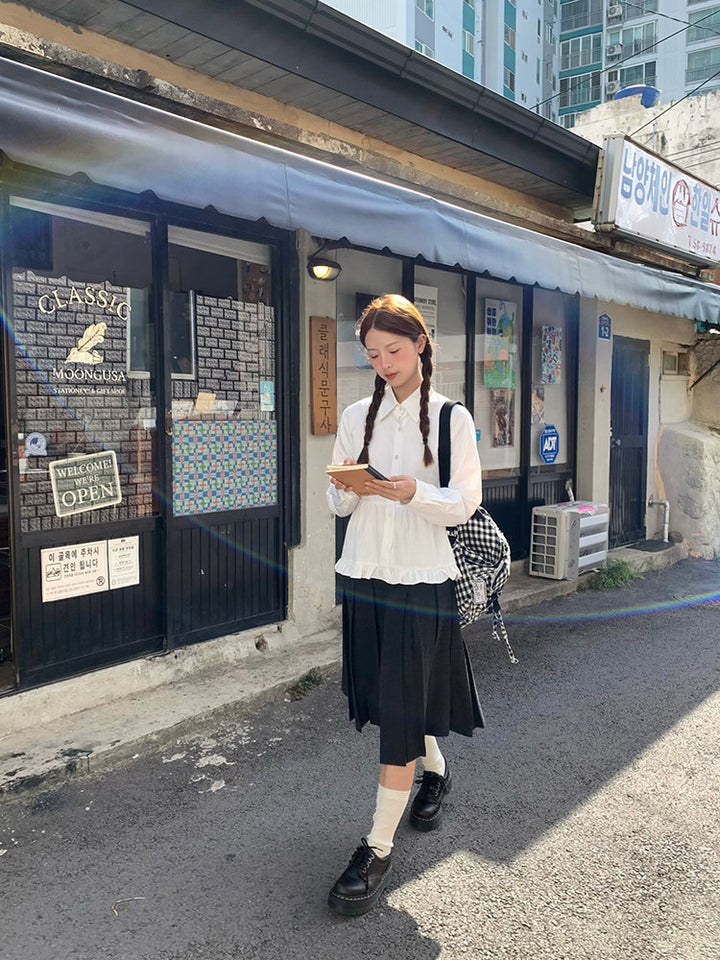 Pure Muse Frill Blouse WSFB0333