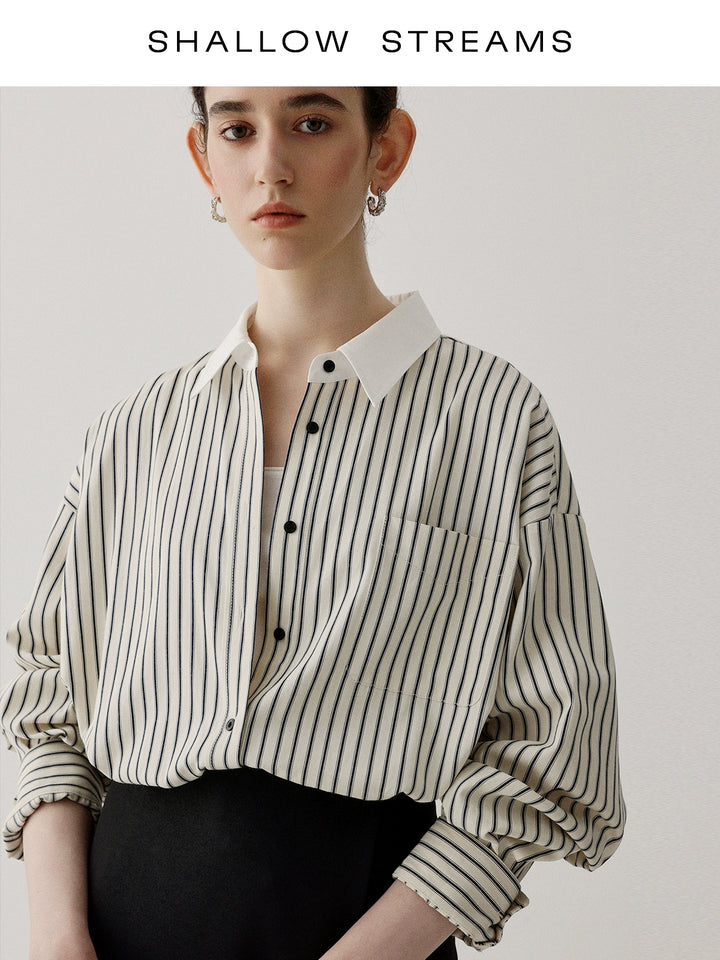 Coastal Line Oversized Shirt SSOS0186