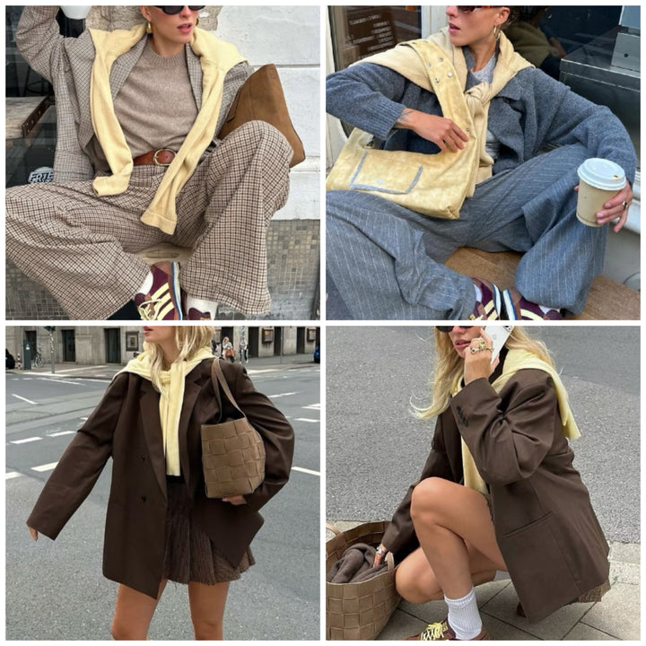 Airy Silk Knit Scarf Vest WMSV0332