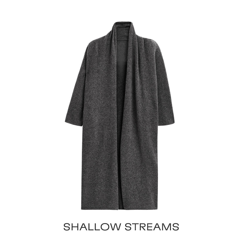 Cashmere Blend Draped Coat SSCC0088