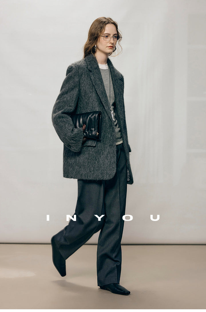 Tailored Ease Wool-Blend Slacks IYWS0320