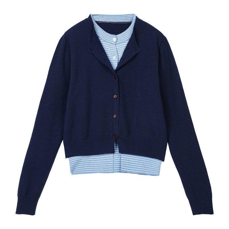 Azure Layer Knit Cardigan KKLC0237