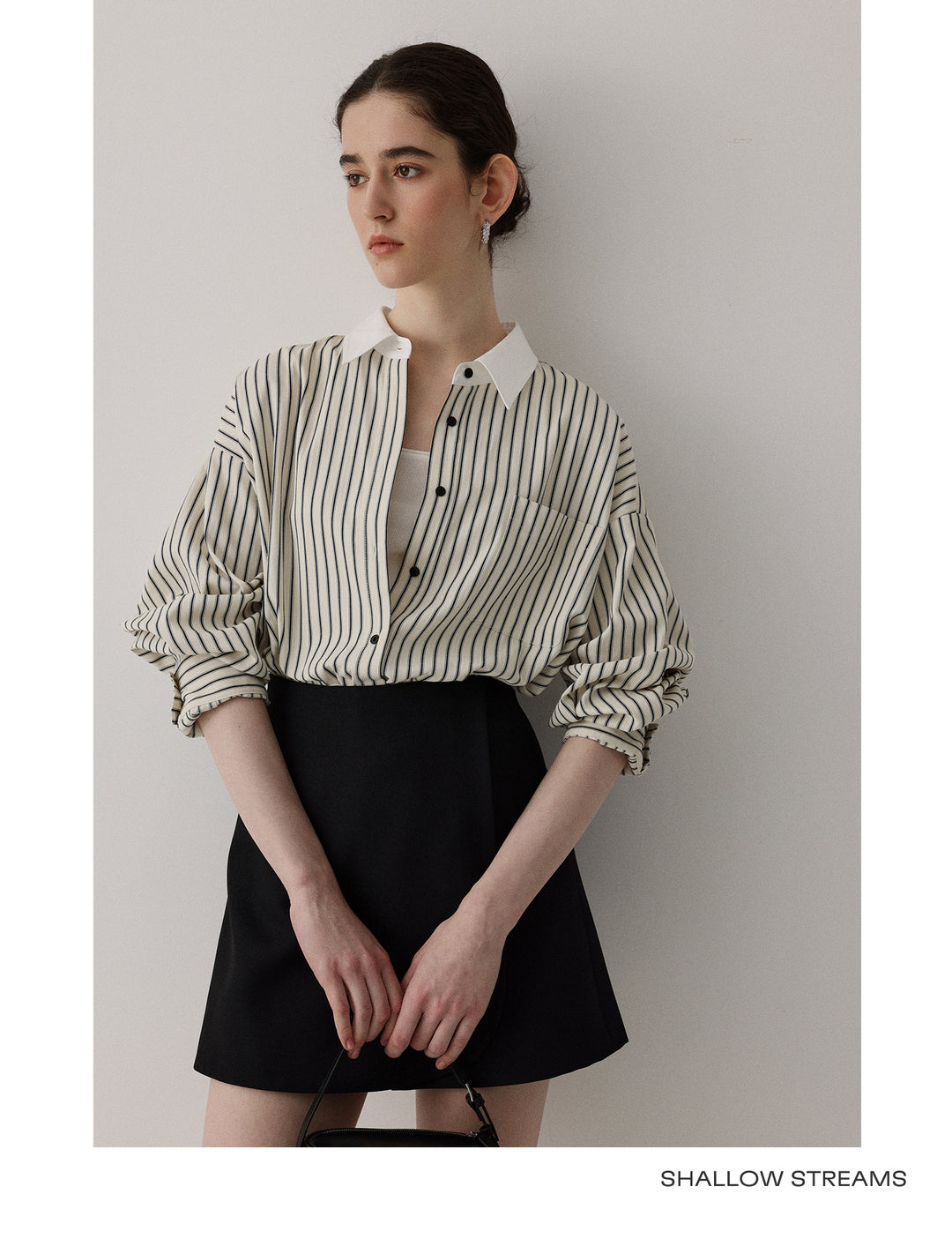 Coastal Line Oversized Shirt SSOS0186