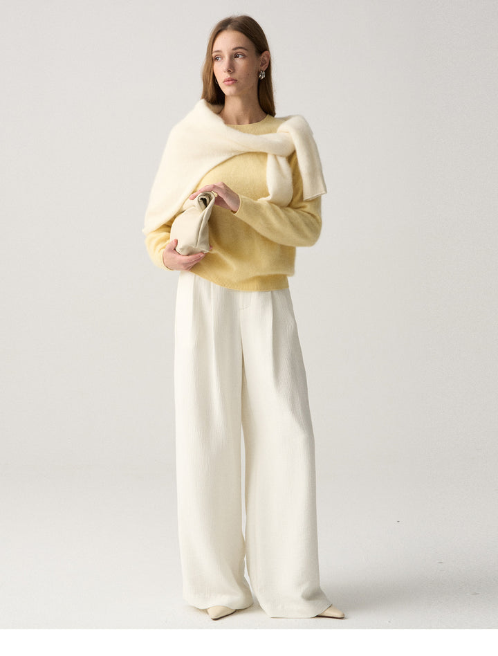 Pure Cloud Wool Knit Sweater SSKS0324