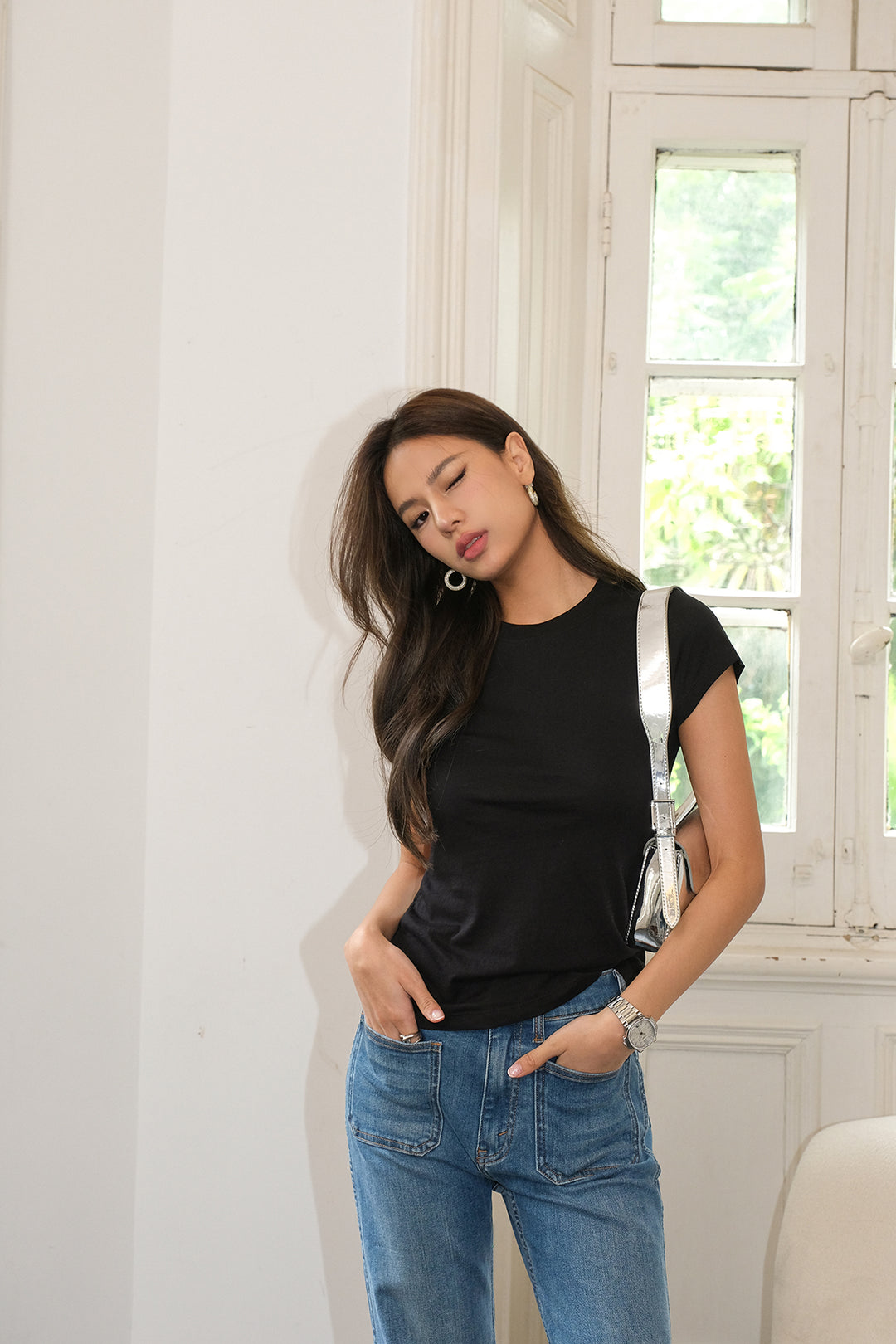 Essential Fitted Cotton Tee DGCT0200