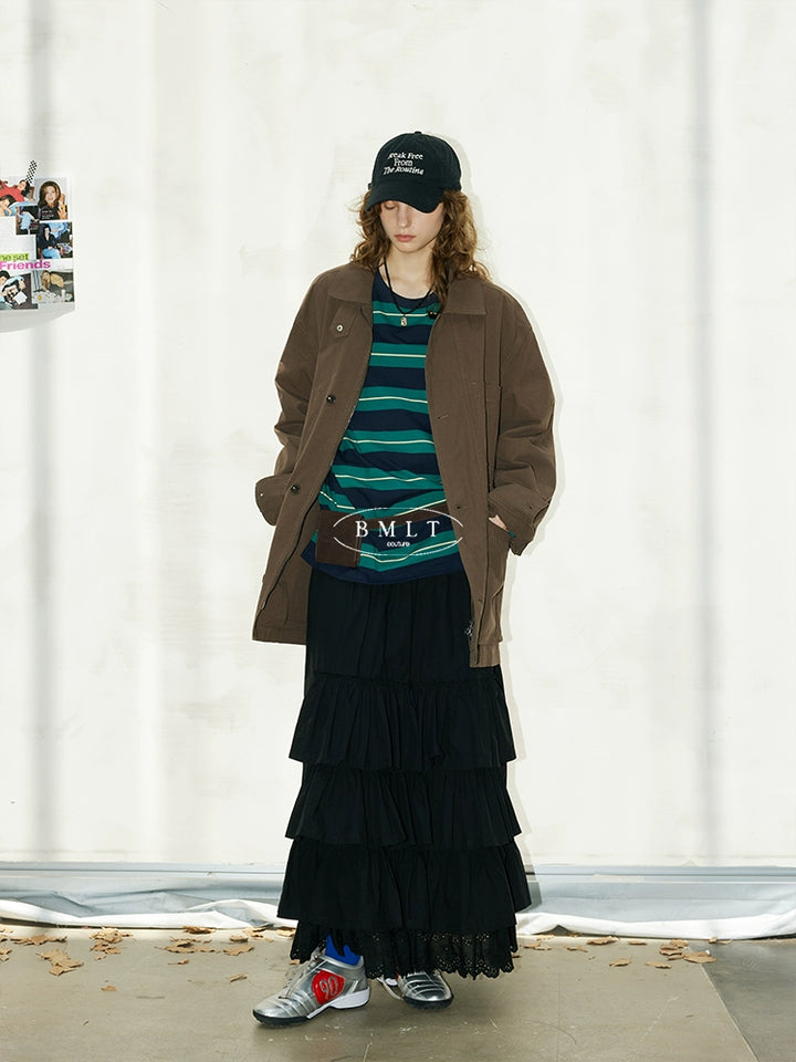 Retro Stripe Cotton Tee BMCT0266