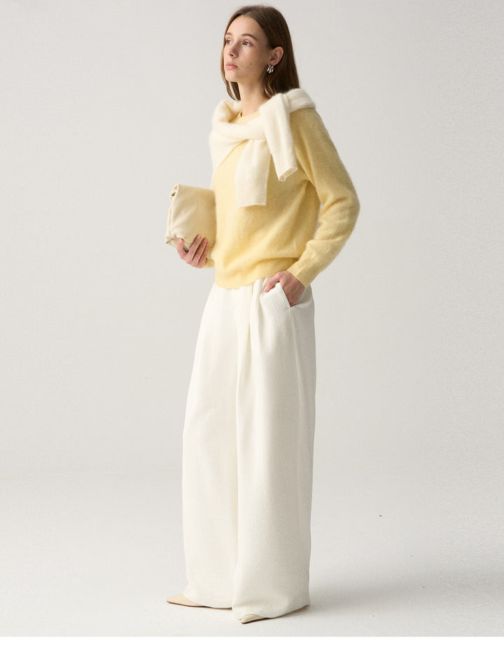 Pure Cloud Wool Knit Sweater SSKS0324