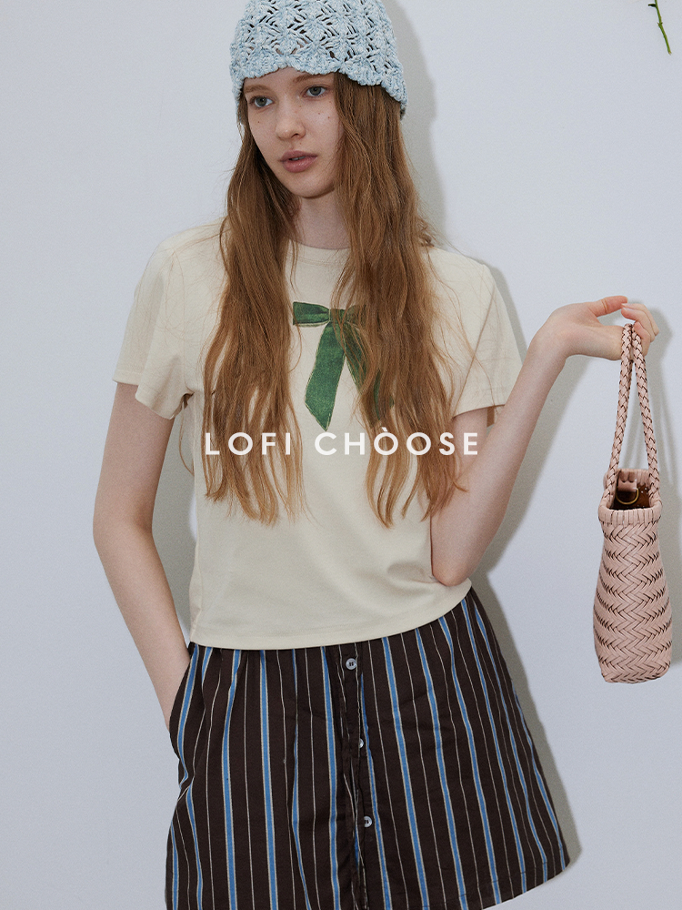 Ribbon Sketch Tee LCRT0218