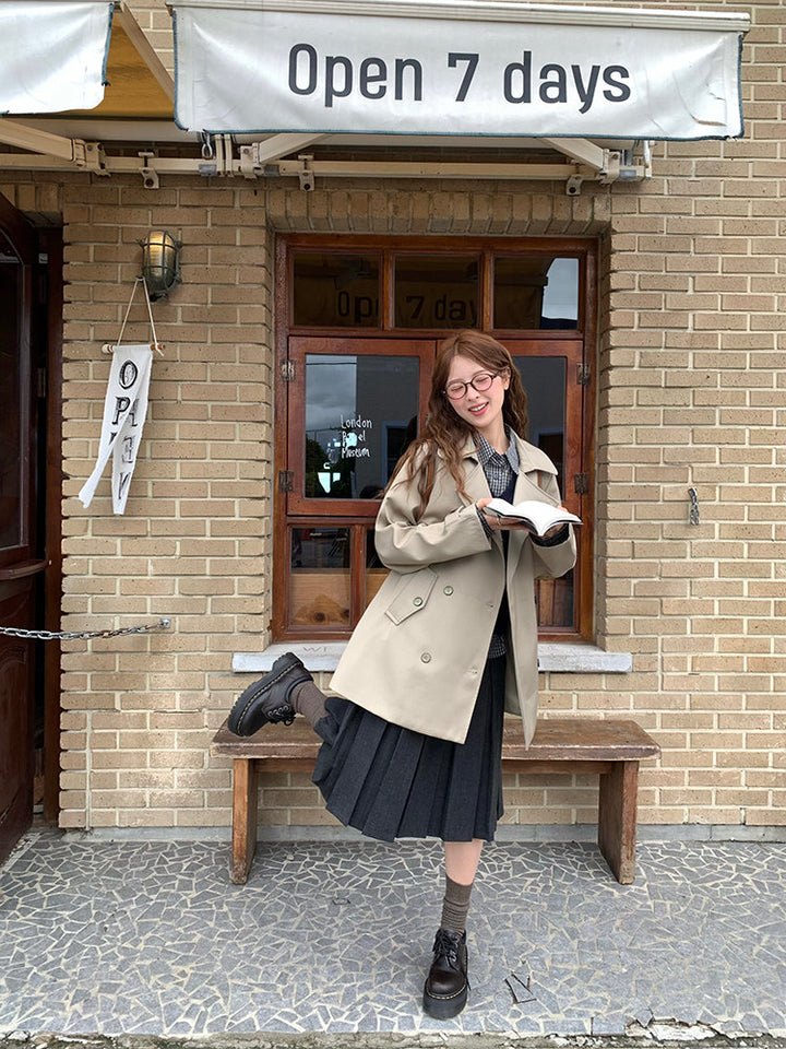 Vintage Pleat Midi Skirt WSMS0331