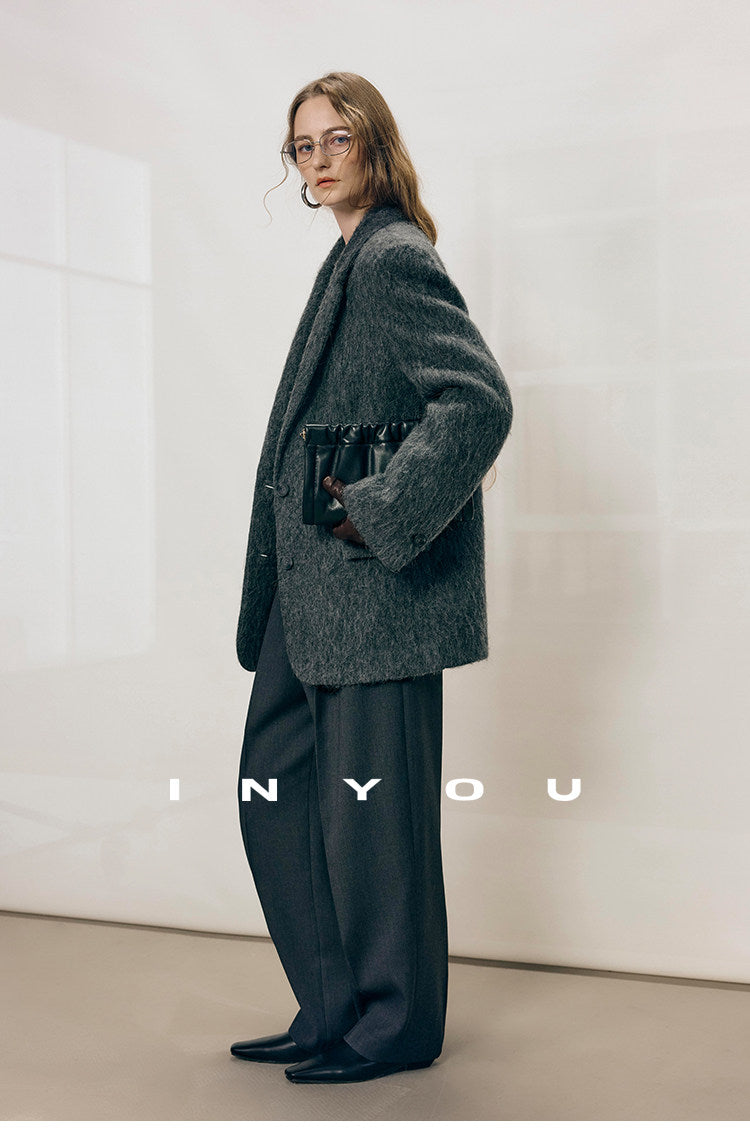 Tailored Ease Wool-Blend Slacks IYWS0320