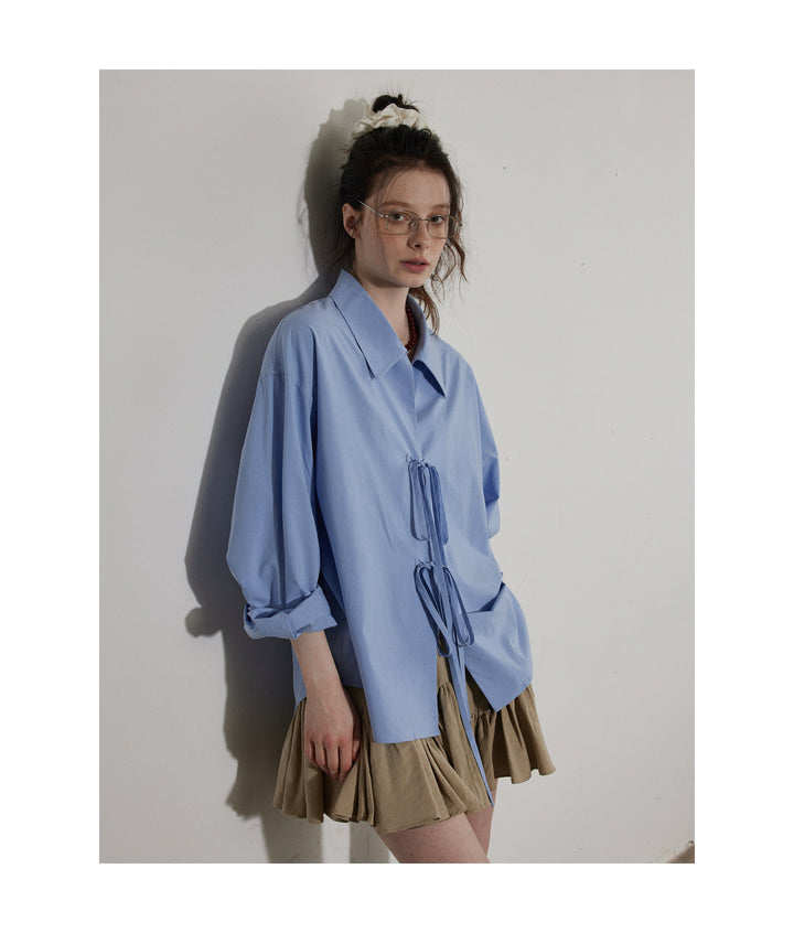 Soft Tie Blouson Shirt LCBS0164