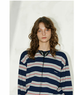 Retro Stripe Cotton Tee BMCT0266