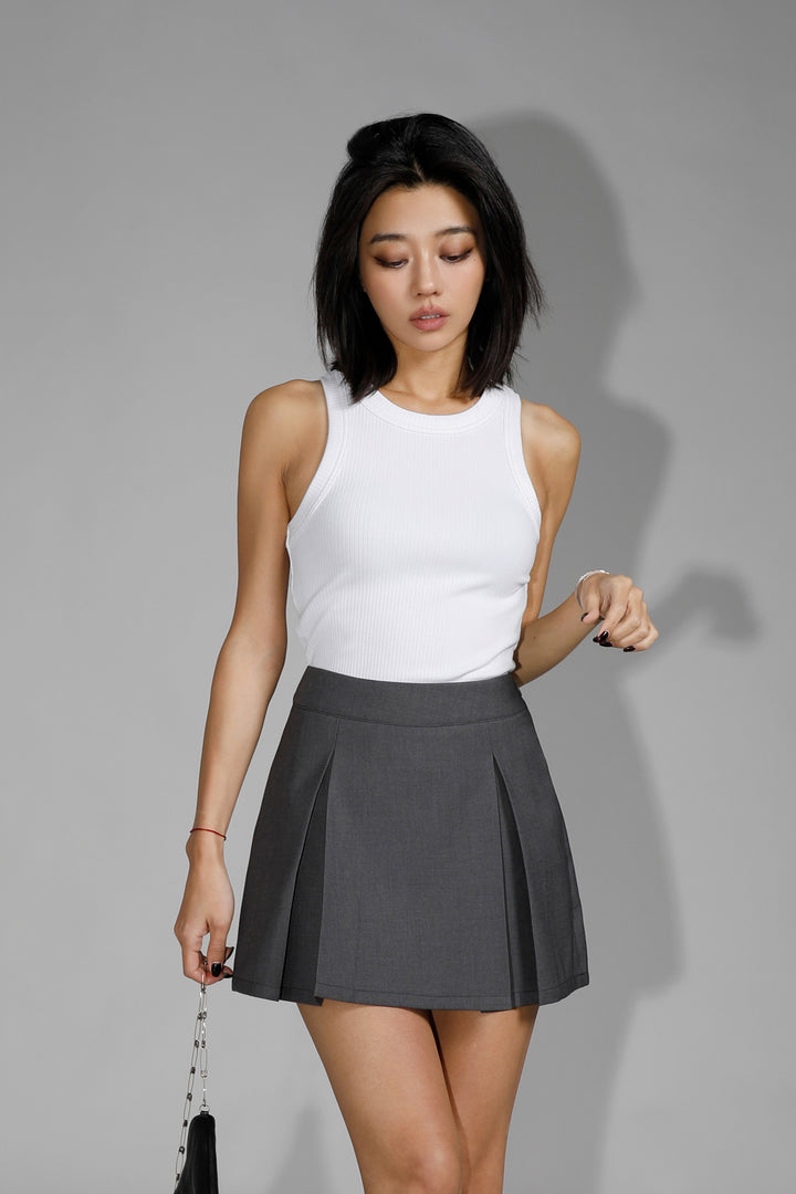 Classic Pleated Mini Skirt MSMS0257