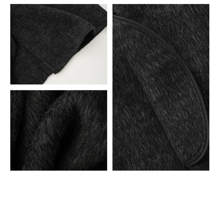 Softline Asymmetrical Wool Wrap Coat SRWC0319