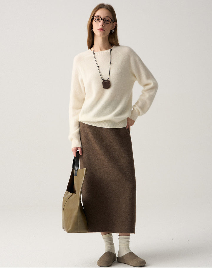 Pure Cloud Wool Knit Sweater SSKS0324