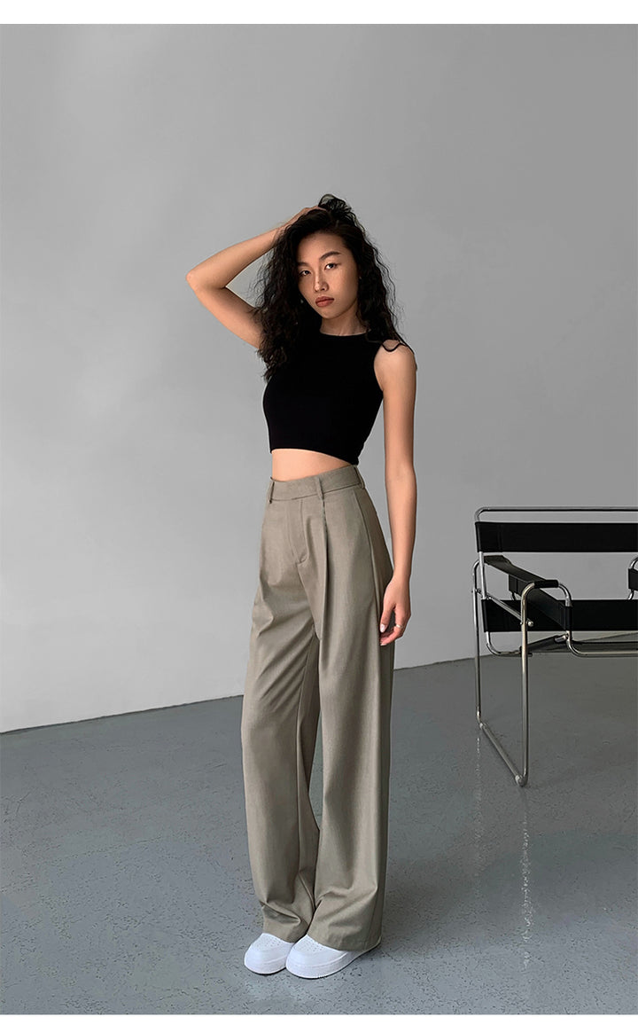 SoftLine Tailored Wide-Leg Trousers NHWT0206