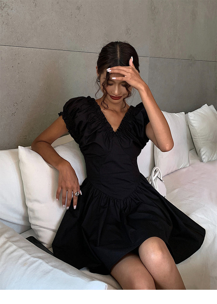 Summer Drape V Dress OUVD0245