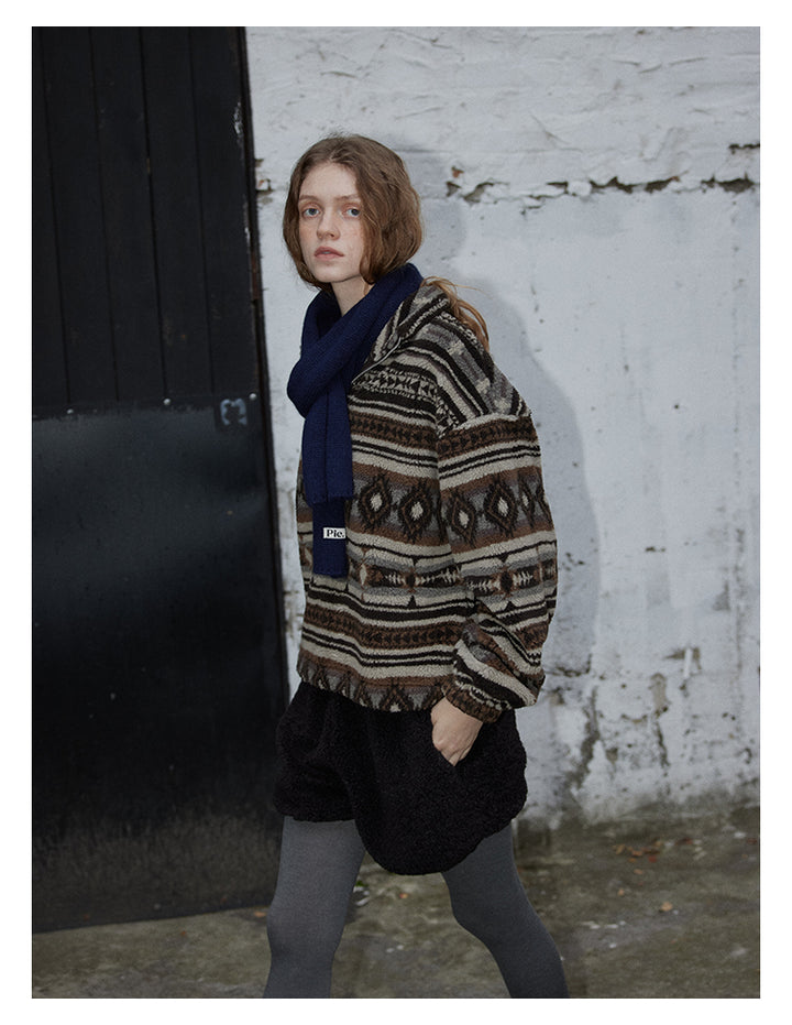 Vintage Lambswool Fleece Jacket BMFJ0293