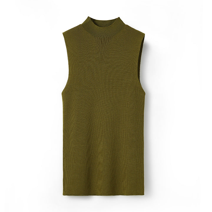 SilkBlend Mock Neck Tank Top SCMT0170