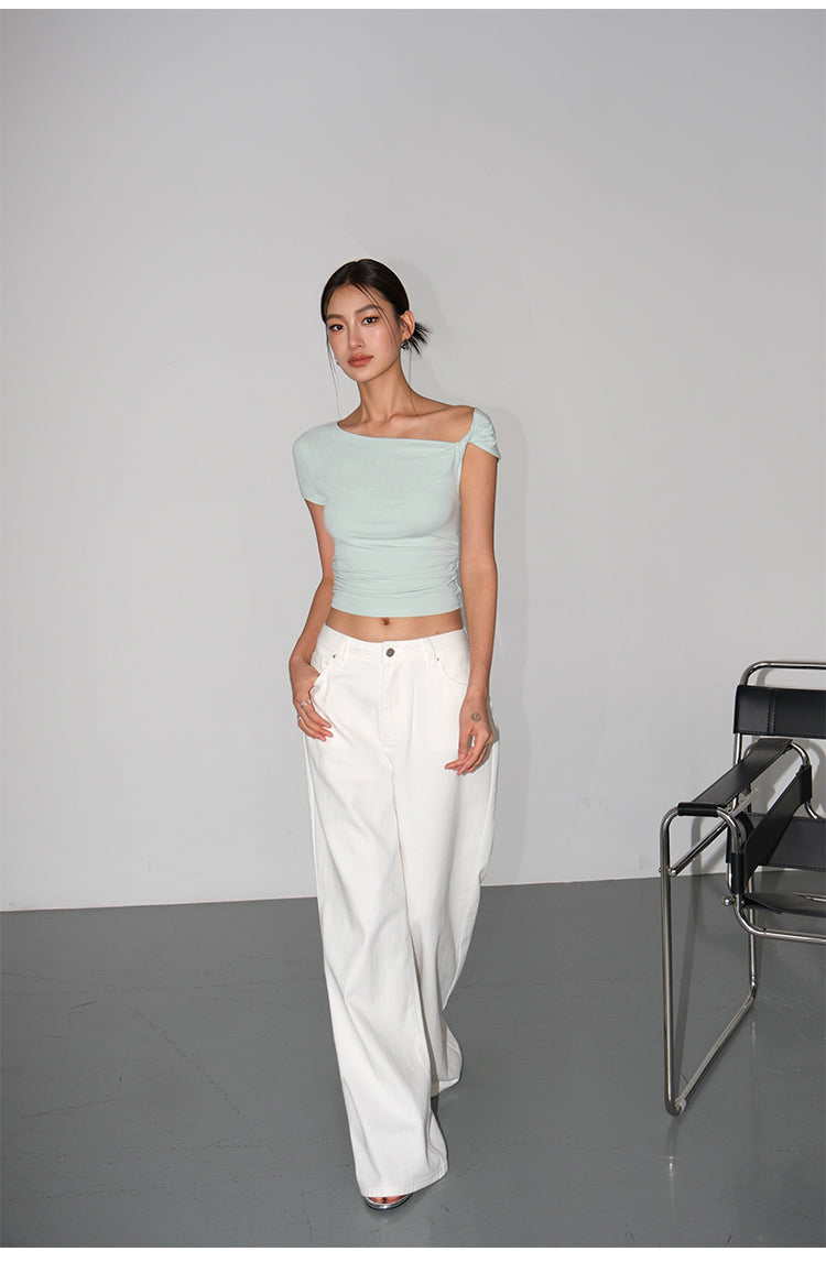 AsymSoft One-Shoulder Tee NHST0189