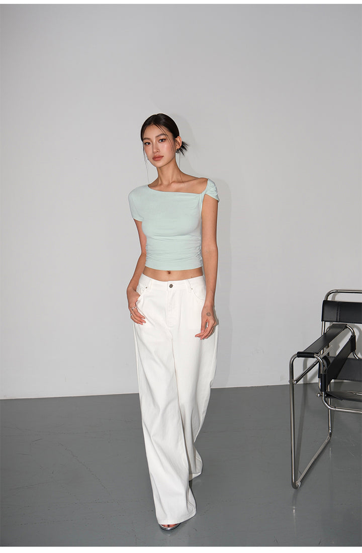 AsymSoft One-Shoulder Tee NHST0189