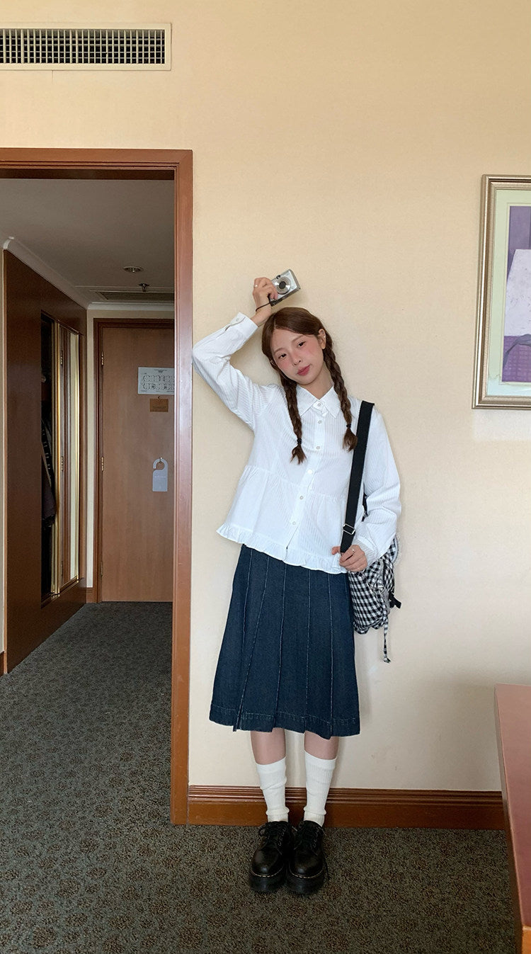 Pure Muse Frill Blouse WSFB0333