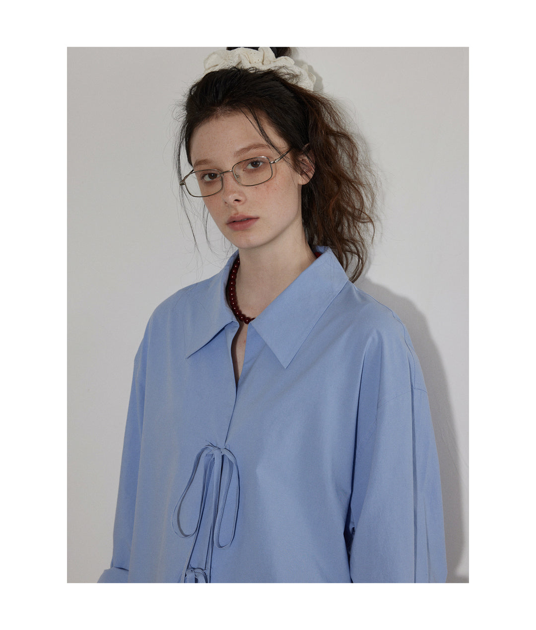 Soft Tie Blouson Shirt LCBS0164