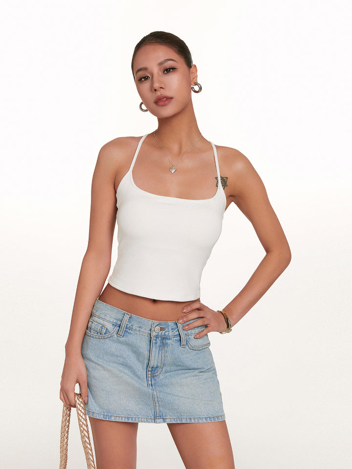 Cali Breeze Denim Mini Skirt DGMS0233