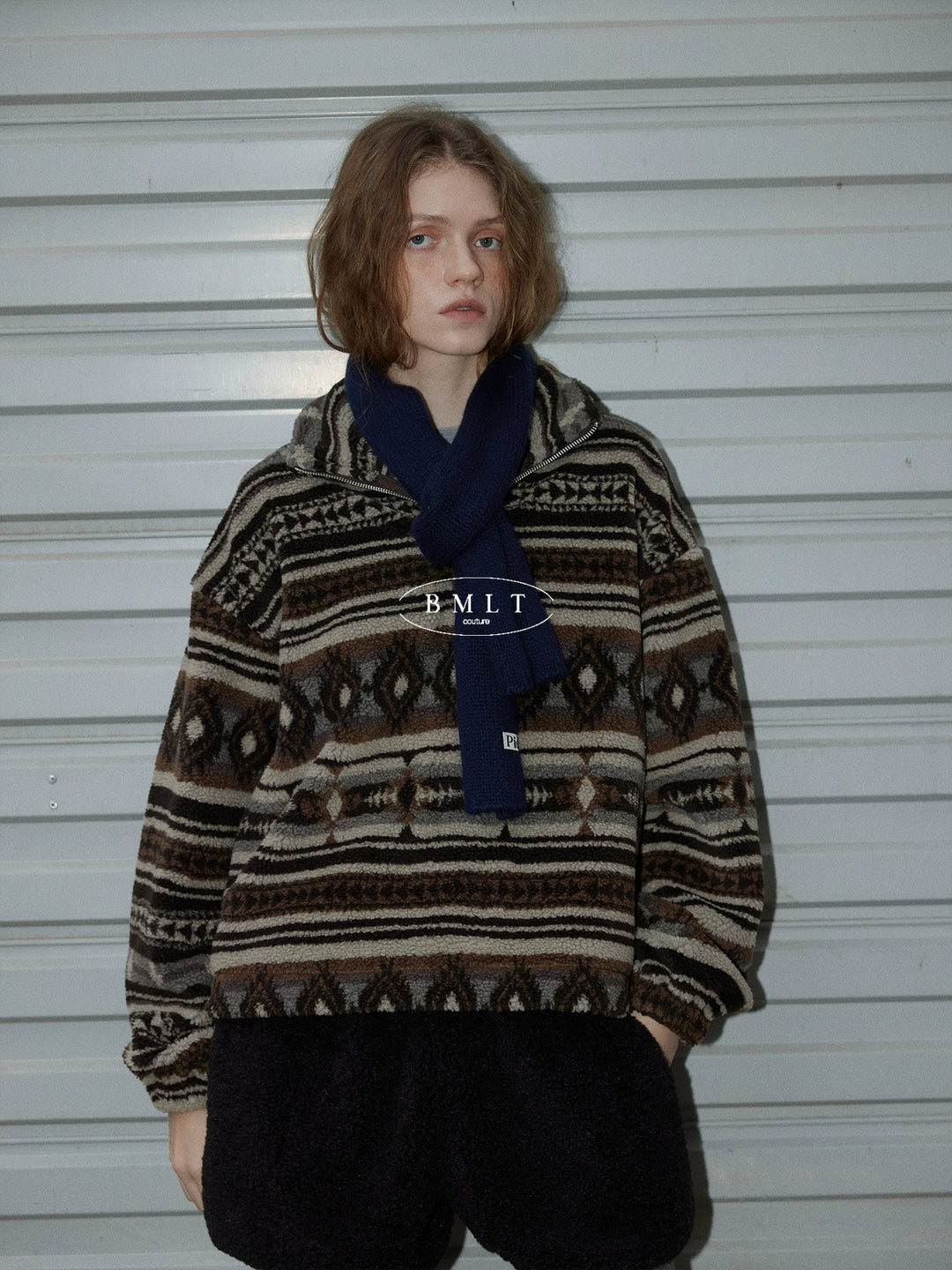 Vintage Lambswool Fleece Jacket BMFJ0293