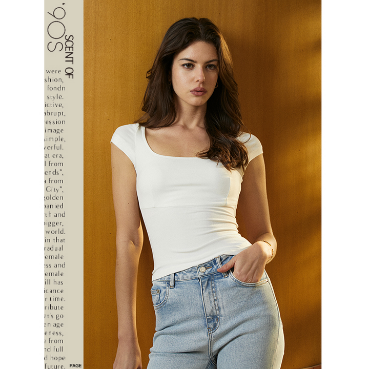 SculptFlex Square Neck T-Shirt SCST0176