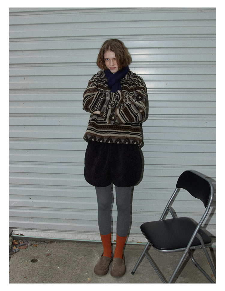 Vintage Lambswool Fleece Jacket BMFJ0293