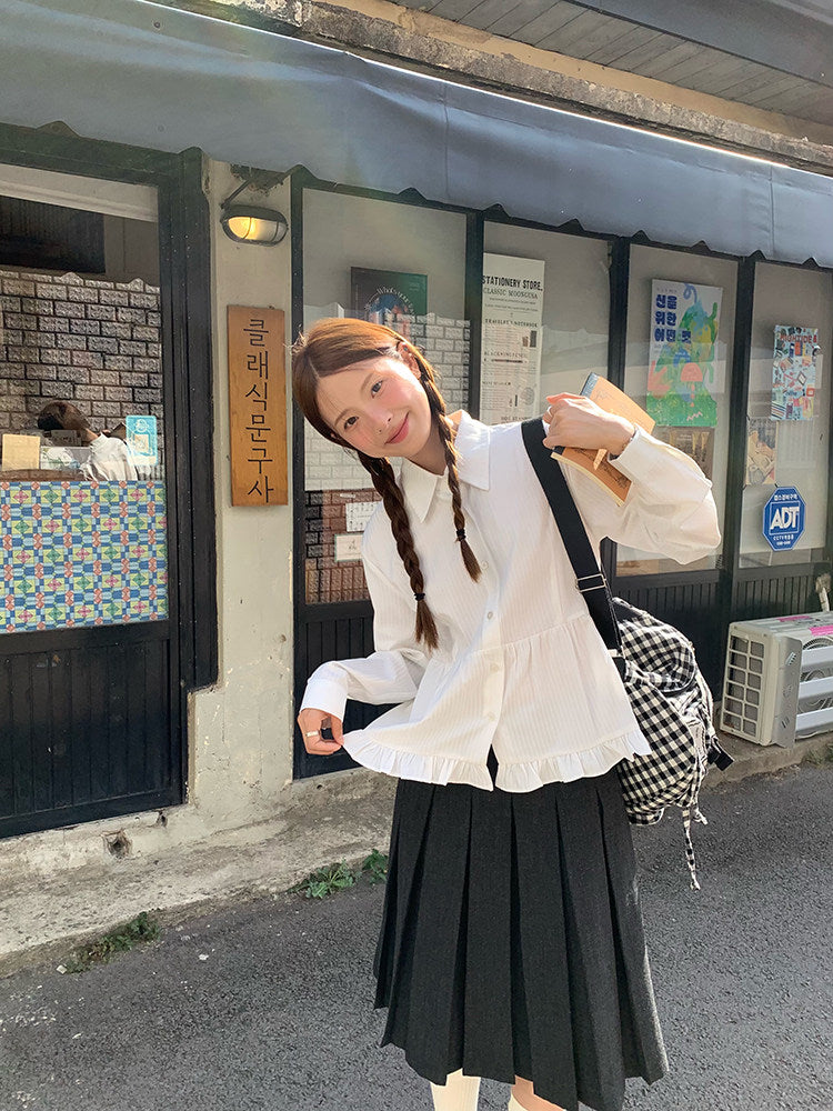 Pure Muse Frill Blouse WSFB0333