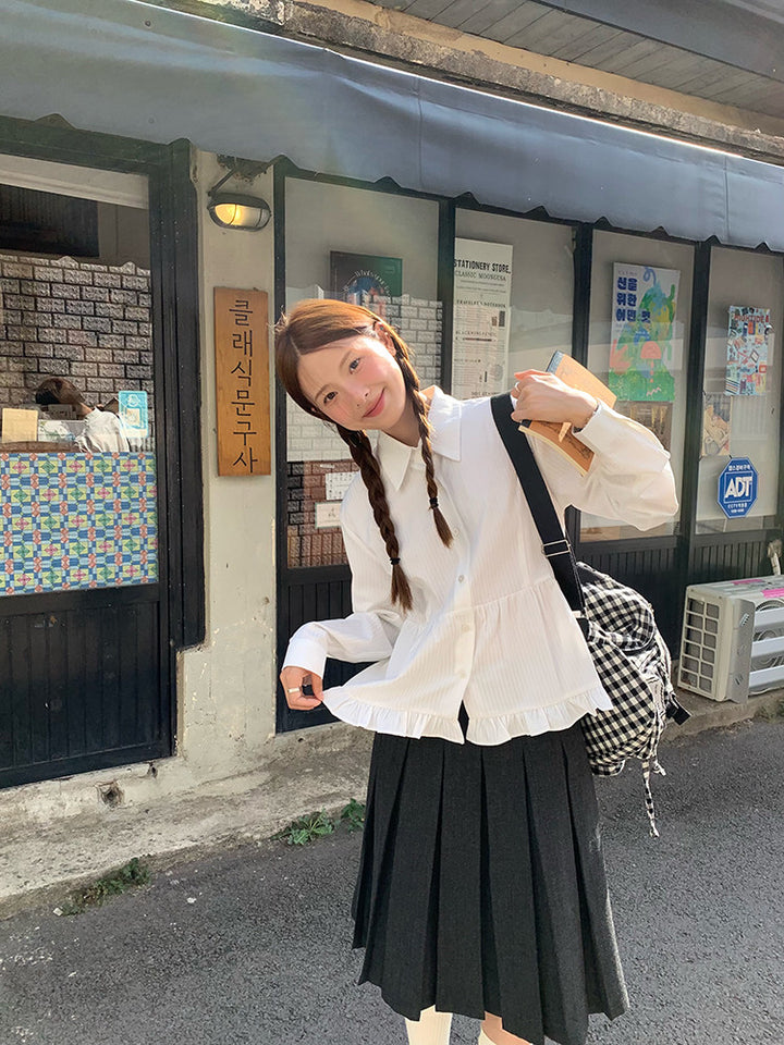 Pure Muse Frill Blouse WSFB0333