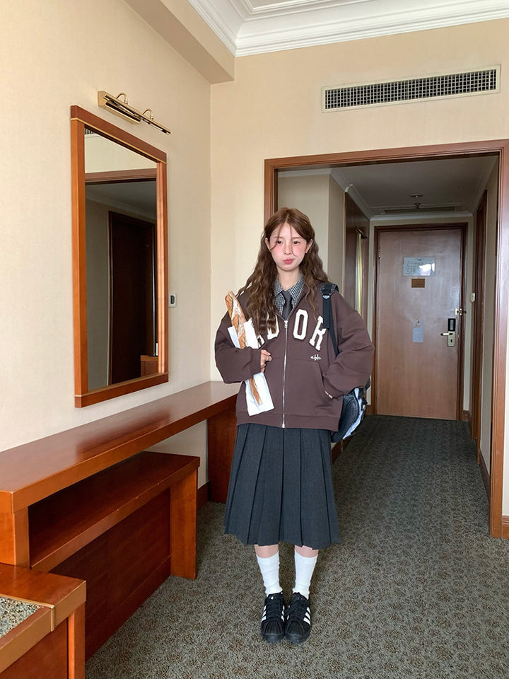 Vintage Pleat Midi Skirt WSMS0331