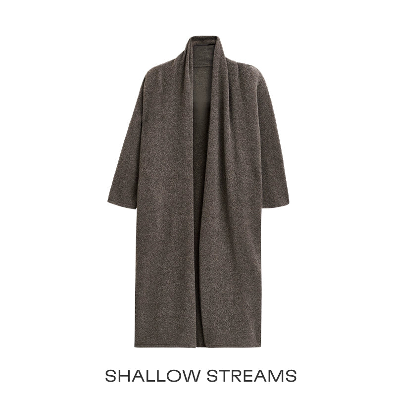 Cashmere Blend Draped Coat SSCC0088