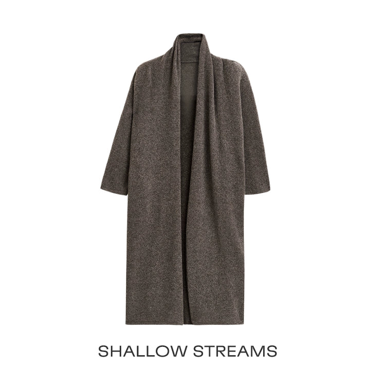Cashmere Blend Draped Coat SSCC0088