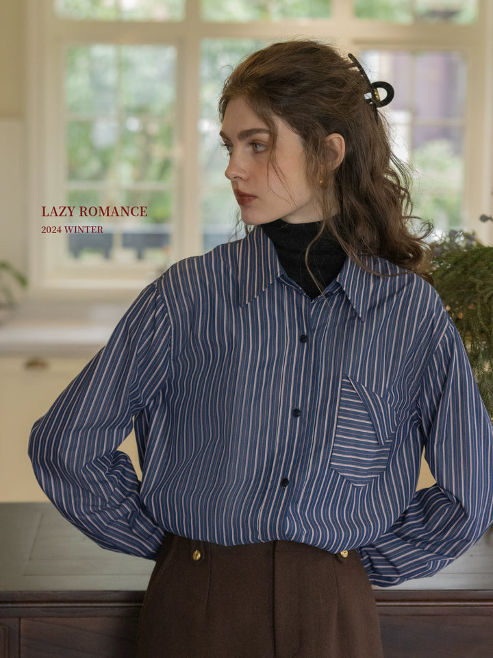 Liberty Striped Cotton Shirt DACS0119