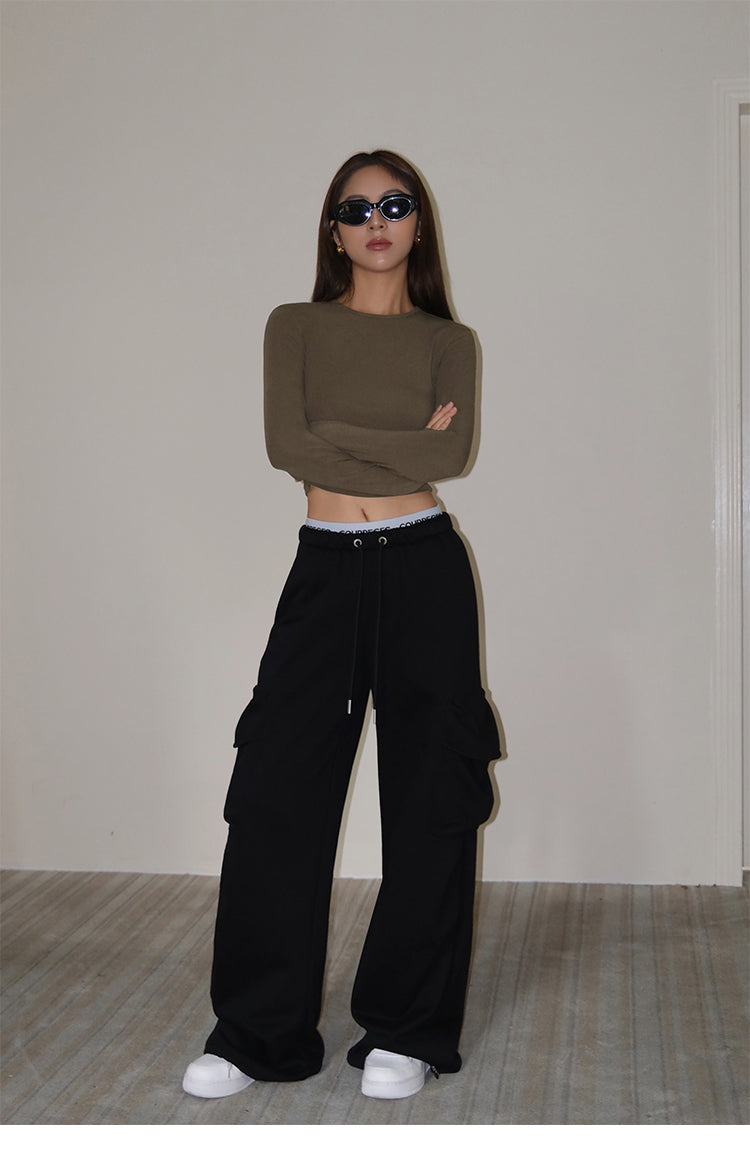Sculpted Fit Cropped Long Sleeve NHLS0259