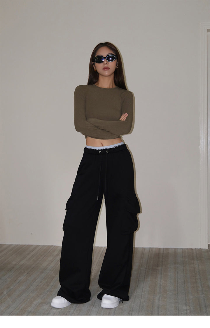 Sculpted Fit Cropped Long Sleeve NHLS0259